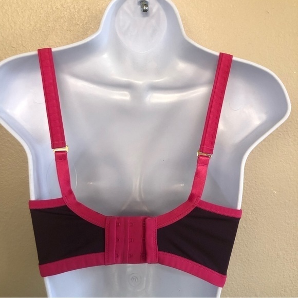 NATORI Yogi Sumac/Pink Underwire Sports Bra Size 32D - Picture 3 of 14